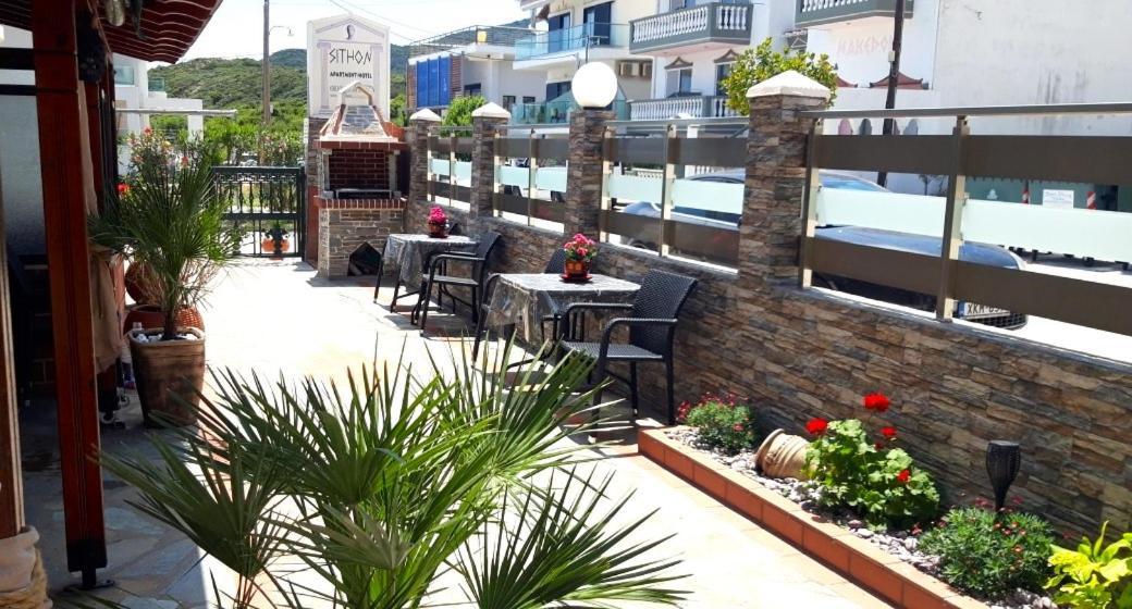 Apartmenthotel Sithon Sarti Esterno foto